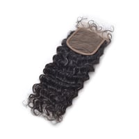 Image 2 of Raw Indian Curly Closure 5*5 HD 