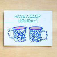 Cozy Holiday Cups Greeting Card