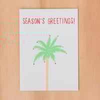 Holiday Palm Greeting Card