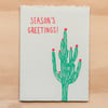 Holiday Saguaro Cactus Greeting Card