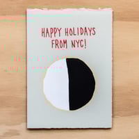 Holiday B&W Cookie Greeting Card