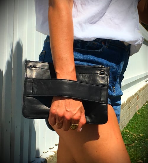 Image of 'DATE NIGHT' LEATHER CLUTCH