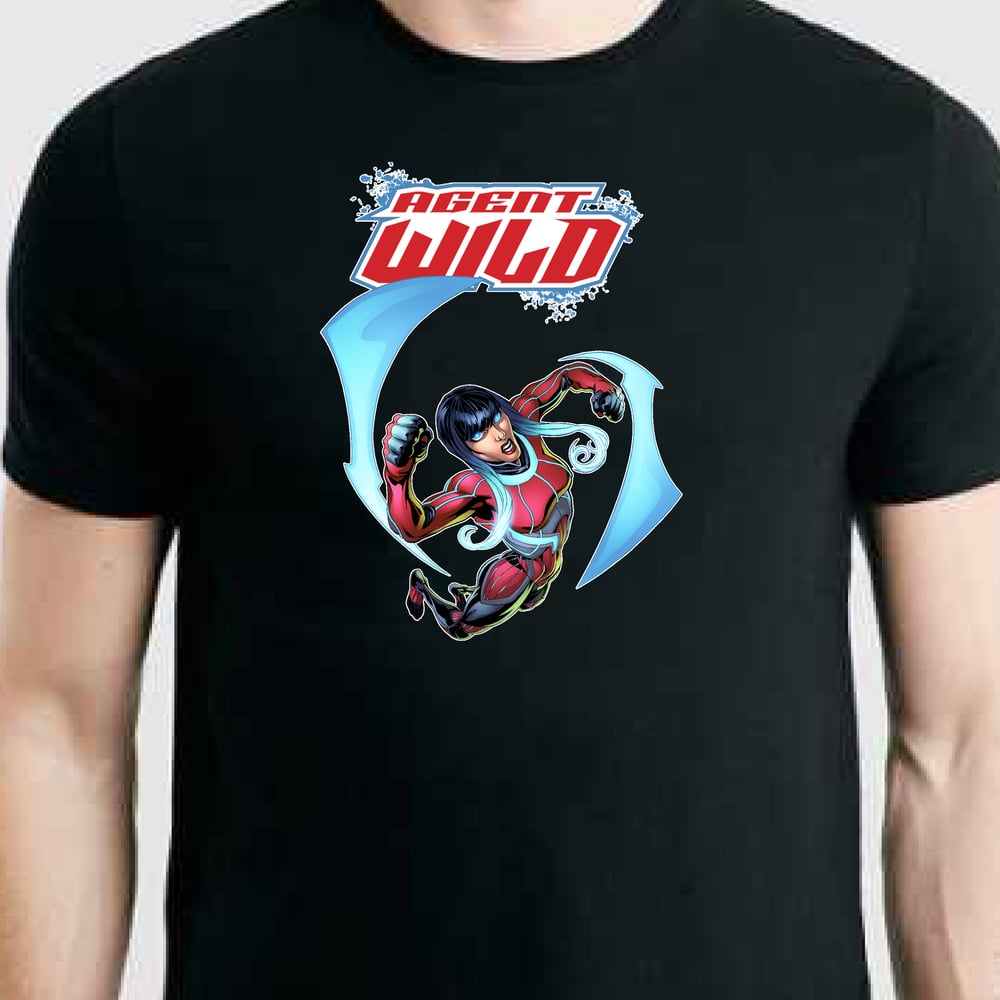 Image of AGENT WILD - ACTION TEE (BLACK)