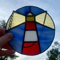 Image 2 of Round Lighthouse Suncatcher