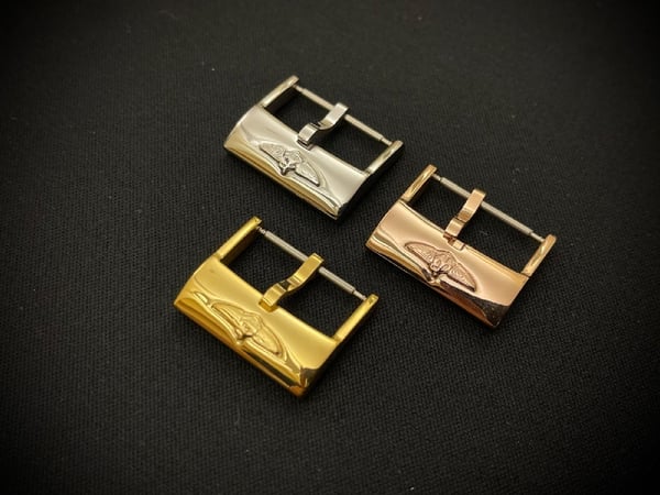 Image of Breitling 20mm Gold Plated,Silver,Rose Gold strap buckle,NEW