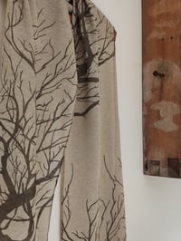 Image 2 of Roots • Hemp scarf ecru