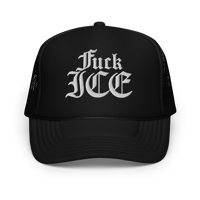 Image 1 of Fuck ICE trucker hat