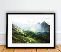 Image 2 of Col d'Izoard giclée A4 print - by Ange Steppah
