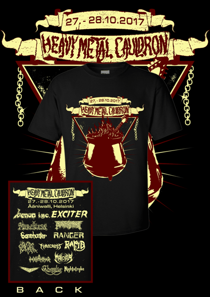 Image of Heavy Metal Cauldron 2017 T-Shirt