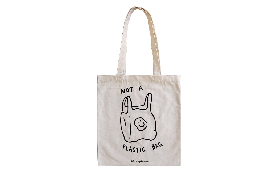 Not a best sale plastic bag tote