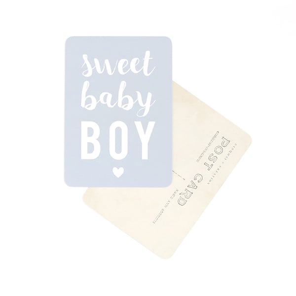 Image of Carte Postale SWEET BABY BOY