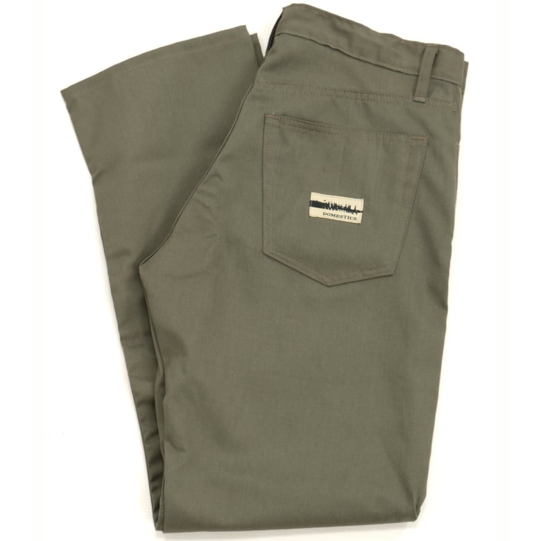 Image of DOMEstics. Mid-weight Pants olive