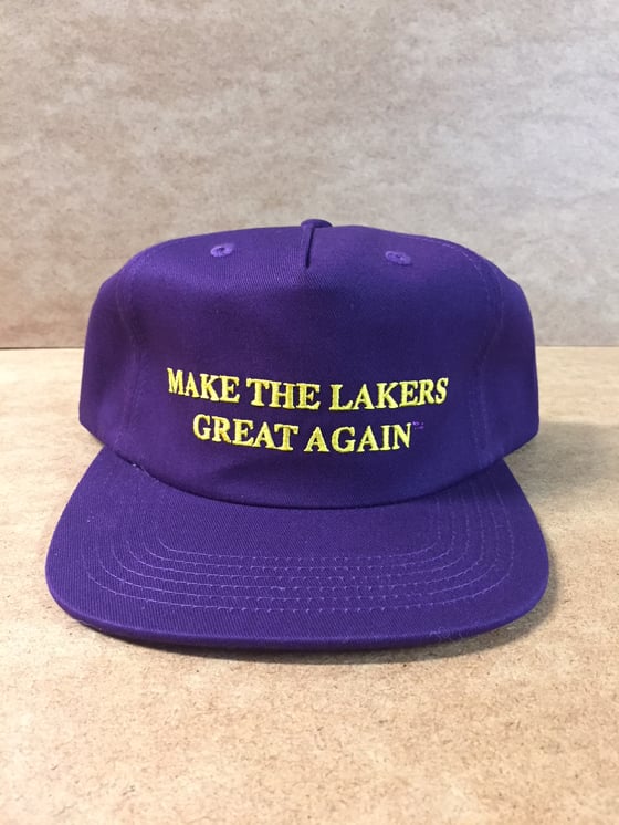 Image of 2018-19 Lakers Campaign Hat-PURPLE