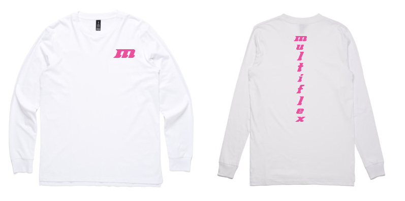 Image of Multiflex 'Strawberry and Cream' Long Sleeve
