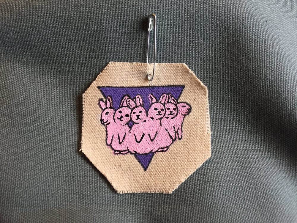 Image of "Double It, Then Triple It" Bunnies Mini Patch