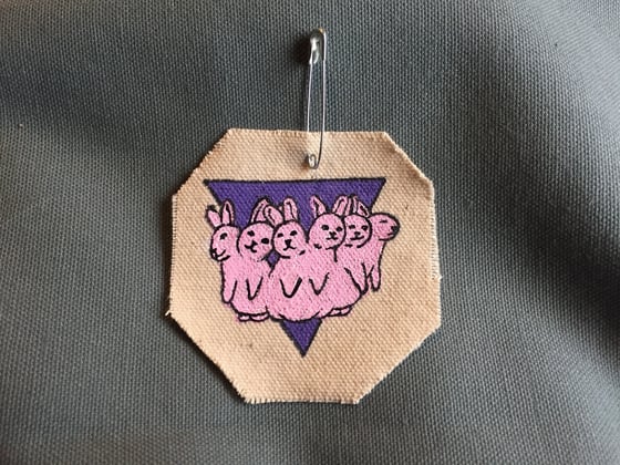 Image of "Double It, Then Triple It" Bunnies Mini Patch