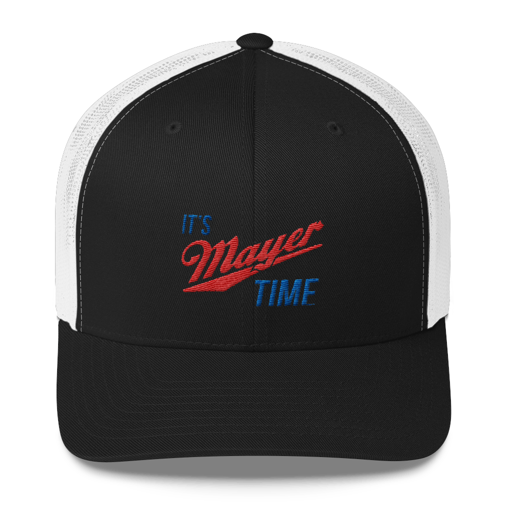 It’s Mayer Time Embroidered Trucker Cap