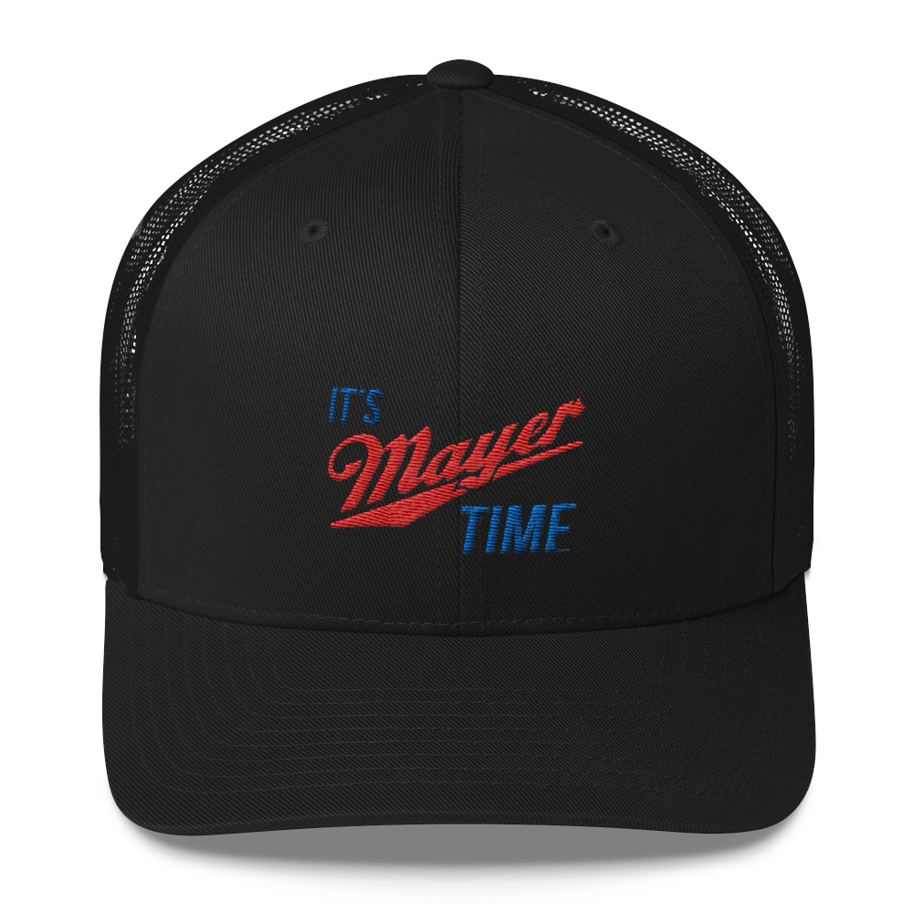 It’s Mayer Time Embroidered Trucker Cap
