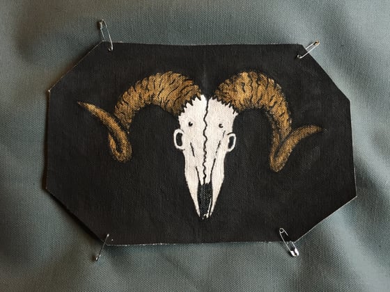 Image of Ram Skull Patch