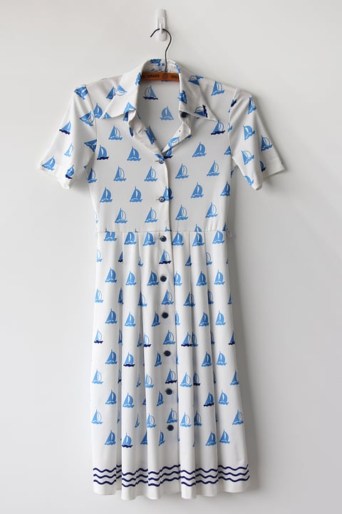 Image of SOLD Sailing Boats Dress