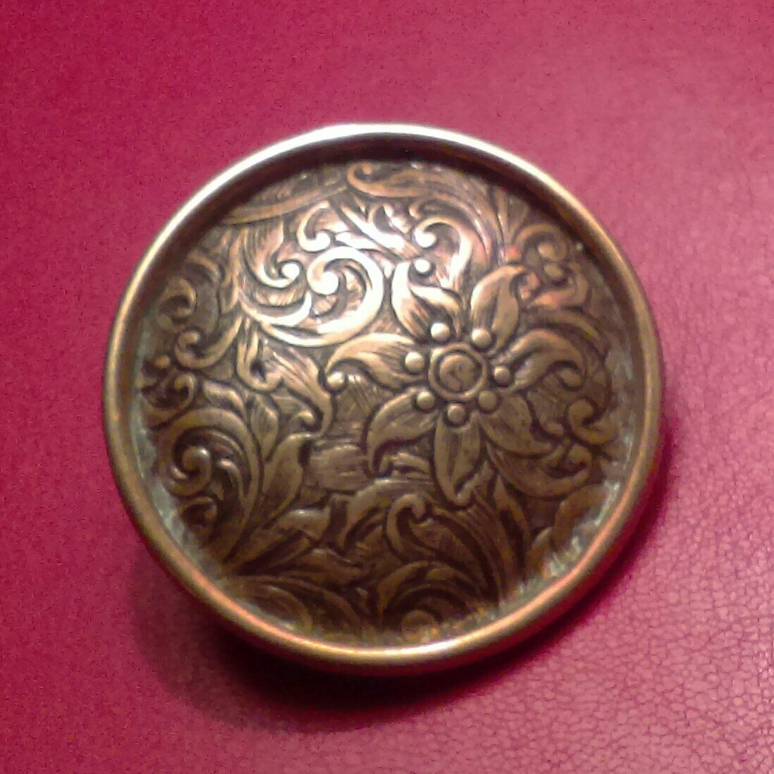 Image of Large 1830's Convex Repousse Button