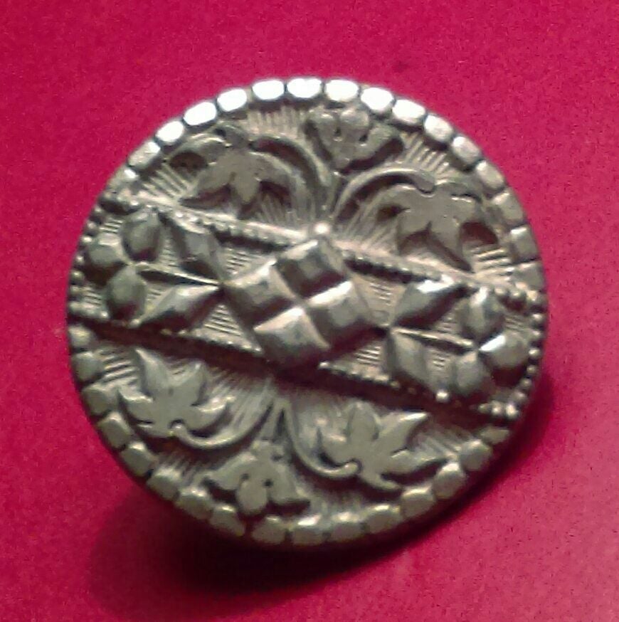 Image of Civil War Era Silver Alloy Button