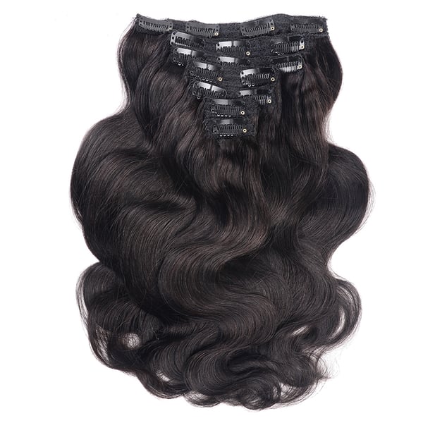 Image of Extra Thick Body Wave 100% Malaysian Clip-In Hair Extensions