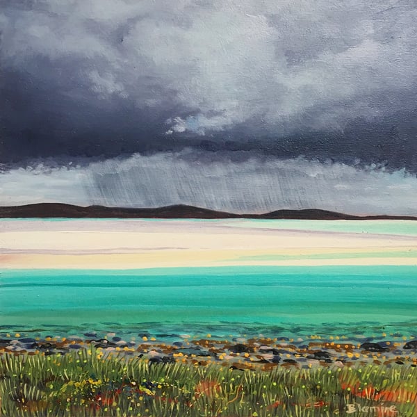 Image of North Uist rain cloud small giclée print