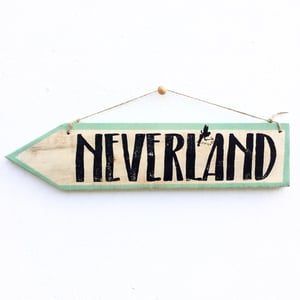 Image of Cartel flecha Neverland