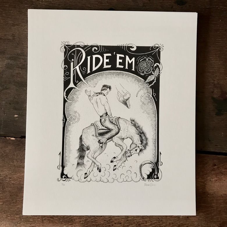 Image of Ride Em' 9 x 11