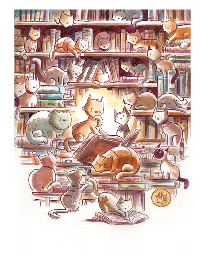 Image of Cat Library
