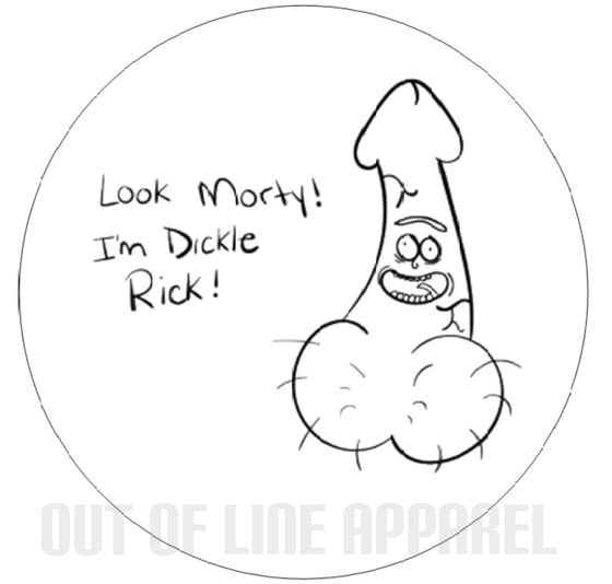 Image of Dickle Rick Sticker
