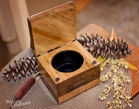 Image 5 of Reclaimed Wood Jewelry Keepsake Box, Bass Wood Ring Storage, Rustic Gift Box, Anniversary Gift