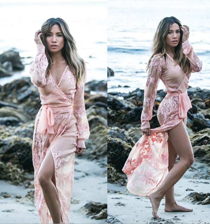 Image of Sexy bandage lace and long sleeved dress