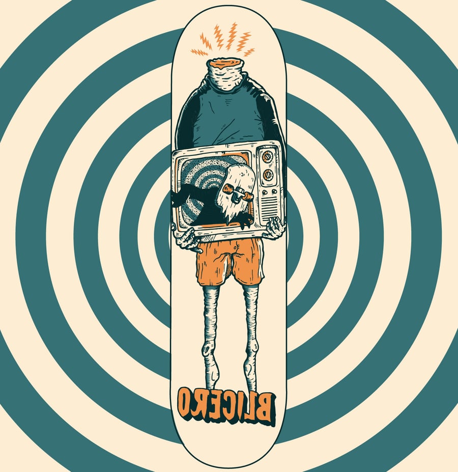 Image of Blicero Skateboard Deck "Freak TV Show"