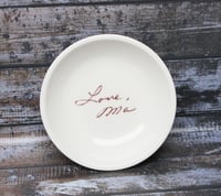 Image 2 of Ring Dish with Handwriting