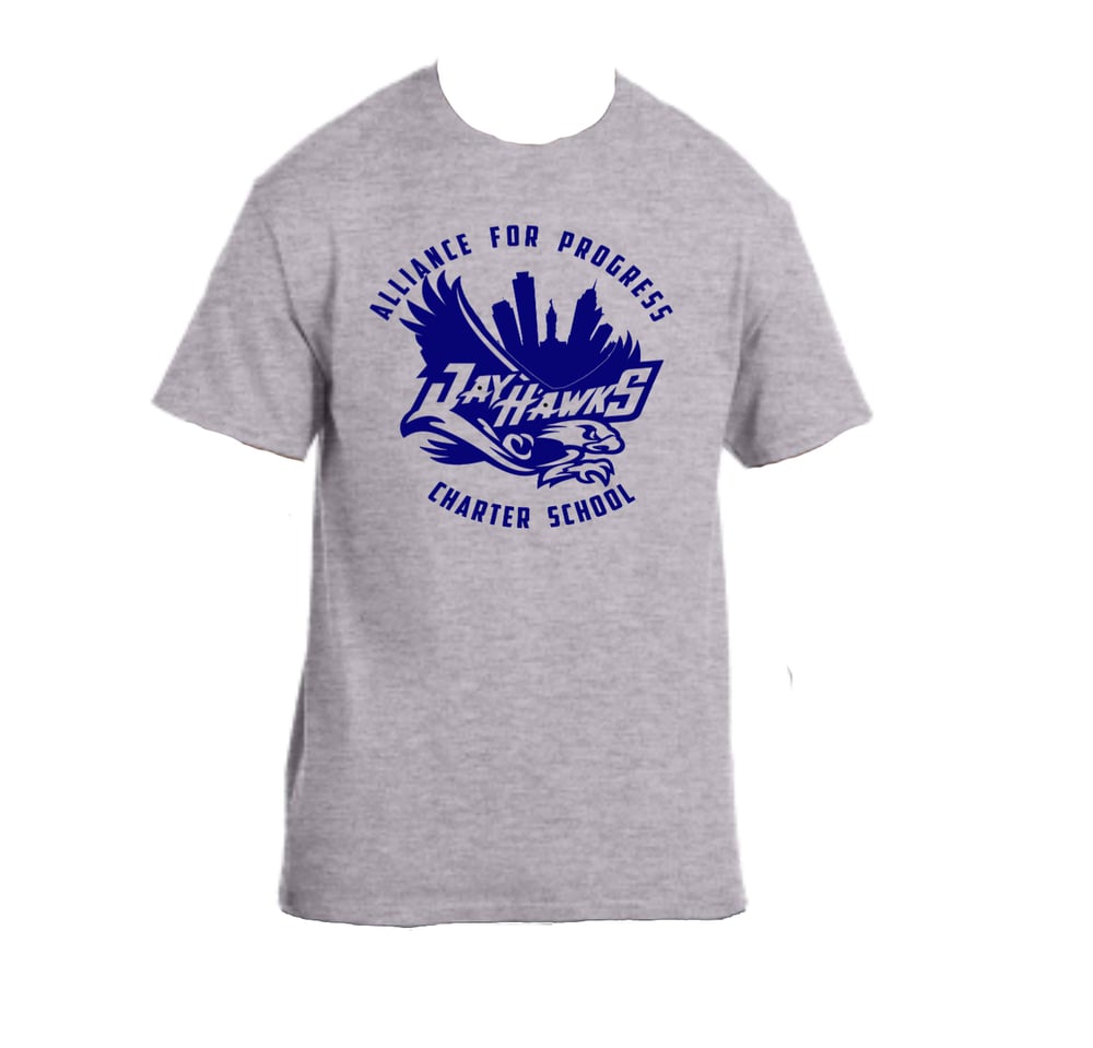 Image of Gray Jayhawks T-Shirt