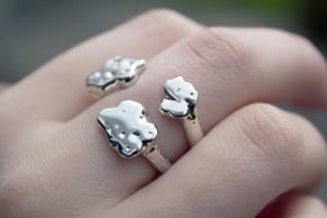 Image of Sterling Silver Mud Stone Ring