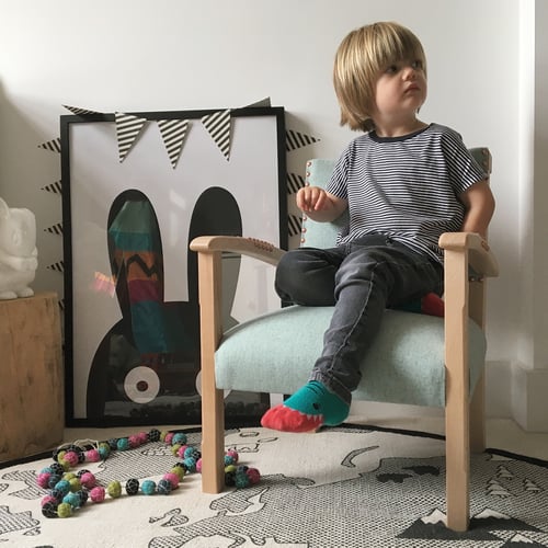 Image of The Kasper Chair - Mint & Copper