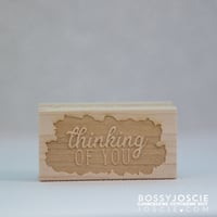 thinking of you sentiment stamp