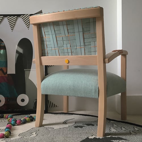 Image of The Kasper Chair - Mint & Copper