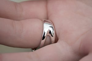 Image of Sterling Silver Mud Stone Ring