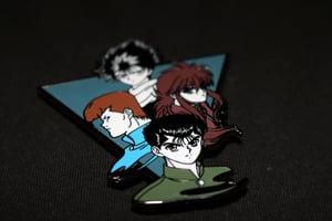 Image of Vintage Styled Yu Yu Hakusho 2.5" Enamel Pin