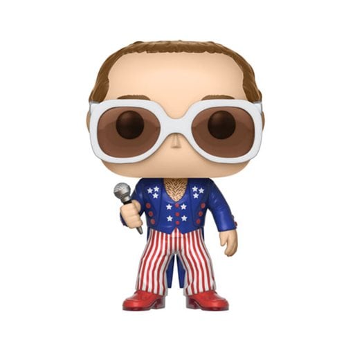 Image of Elton John Red White and Blue Pop! Vinyl Figure
