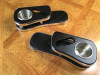 Image 2 of Flossdvip all leather / diamond headrest table pair