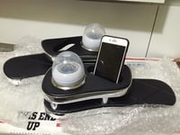 Image 1 of Flossdvip all leather / diamond headrest table pair