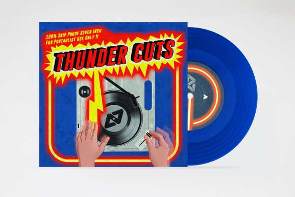 Image of Thunder Cuts by Aeon Seven 7" scratch record
