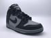 Image of NIKE DUNK HIGH LE "BLACK/COOL GREY"