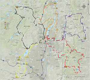 RoadRUNNER Motorcycle Touring & Travel | New York & Vermont Road Map