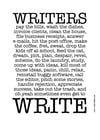 Writers Write print